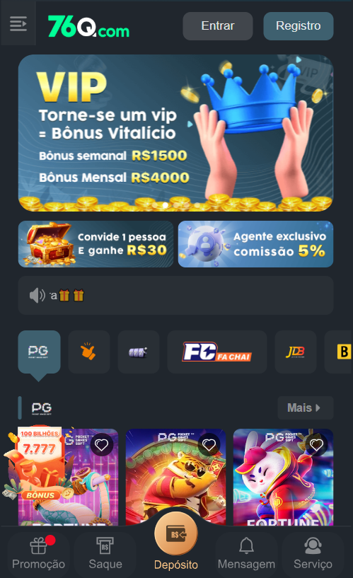 76Q - a nova plataforma que está conquistando apostadores